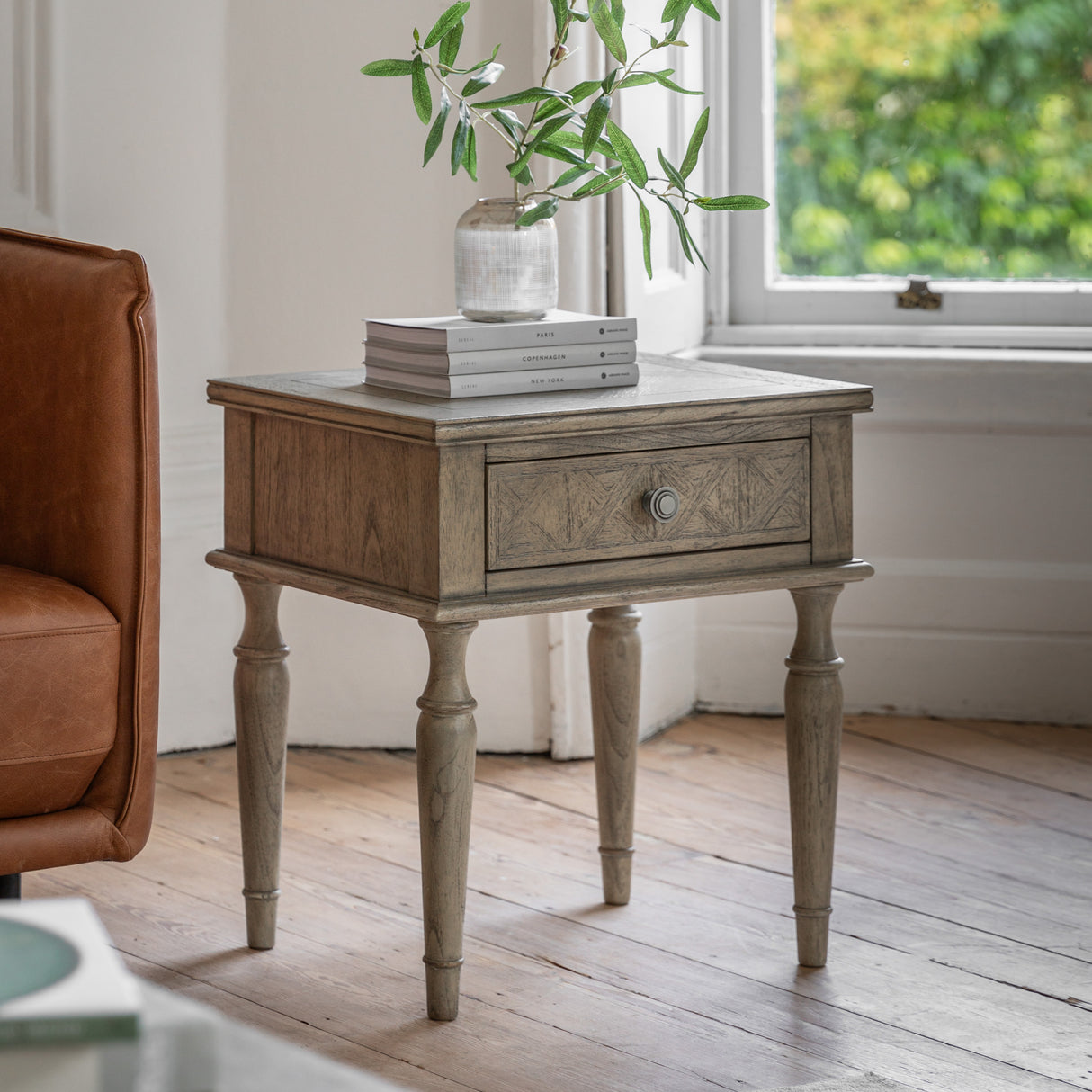 Amos Mustique 1 Drawer Side Table – from Amos Lighting + Home