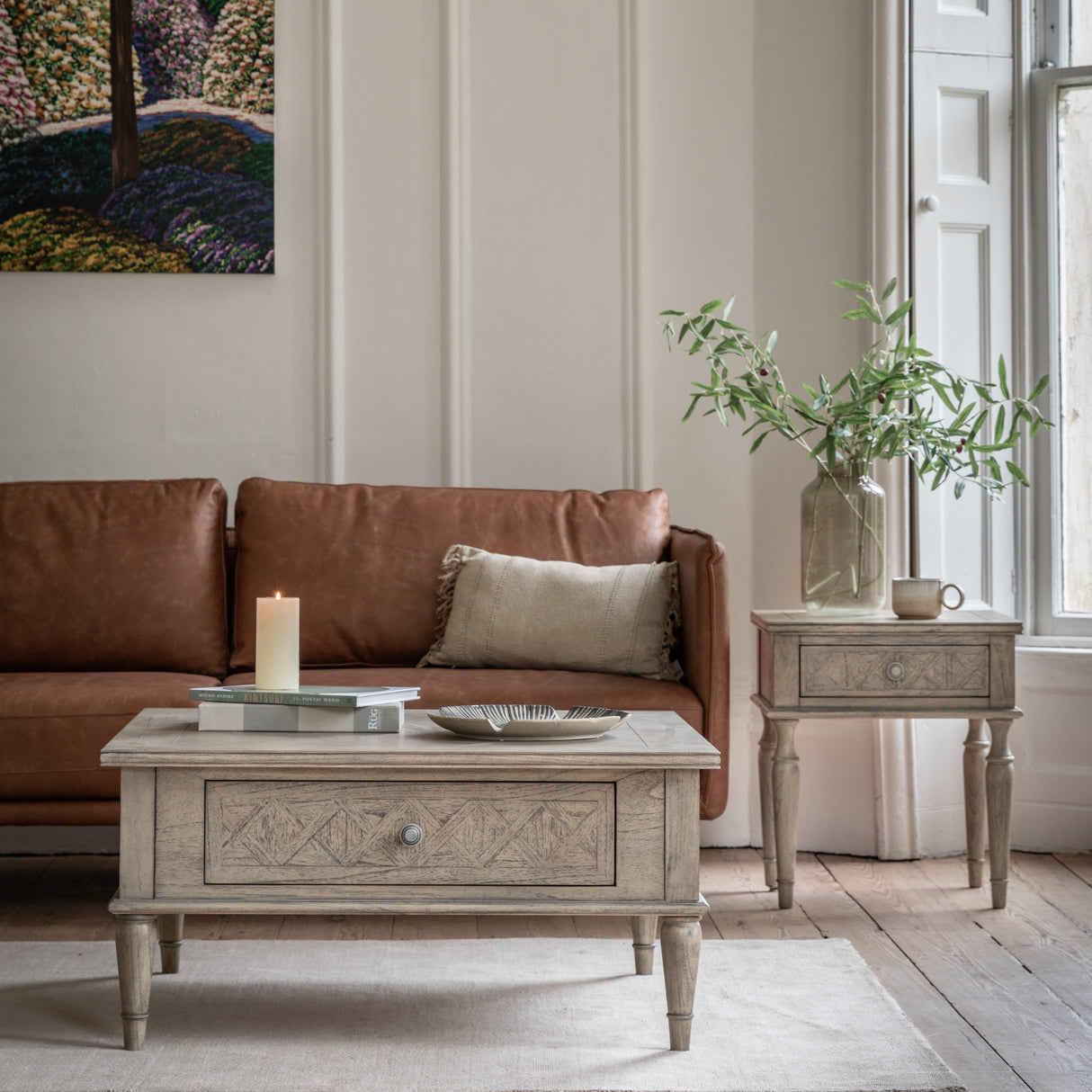 Amos Mustique 1 Drawer Side Table – from Amos Lighting + Home