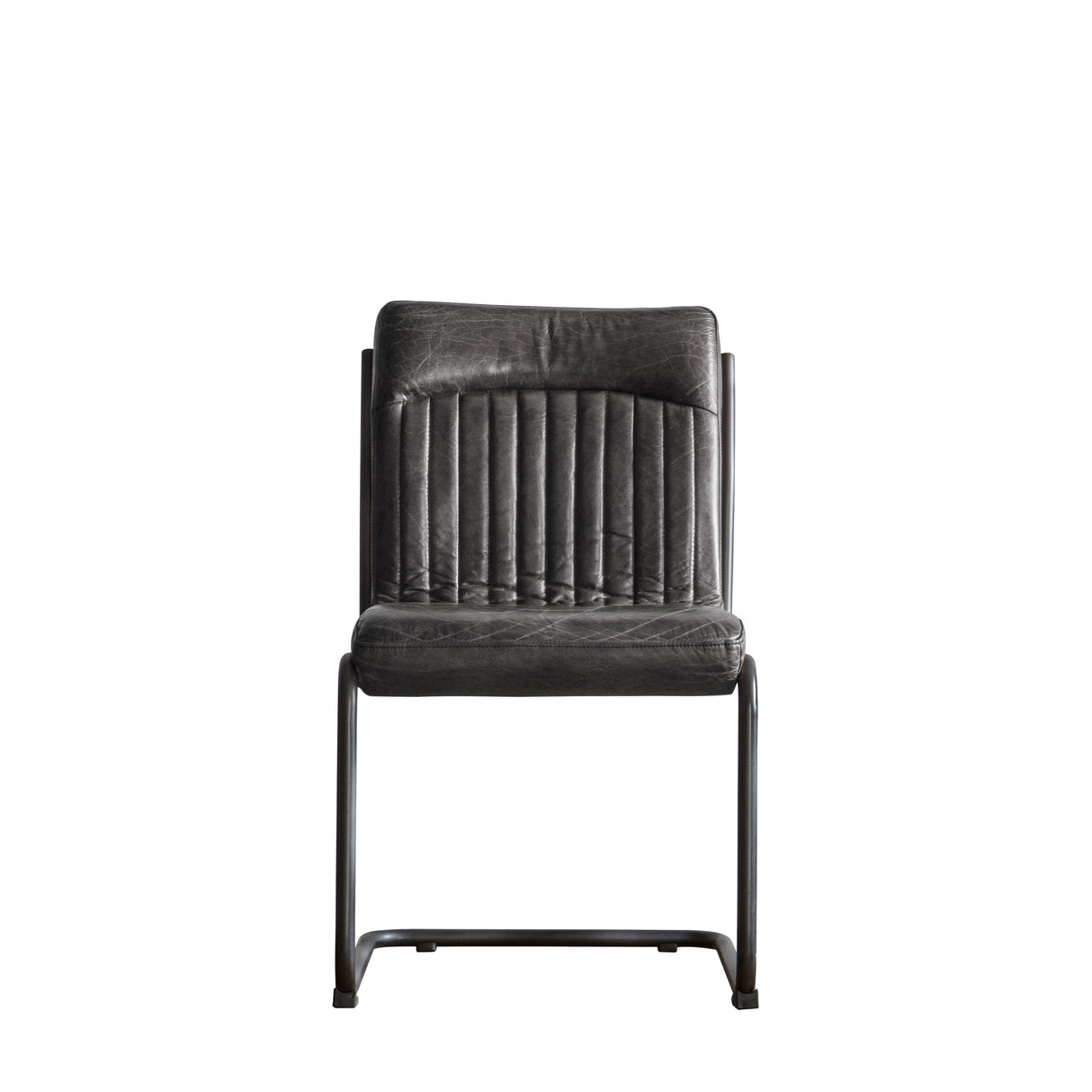Amos Capri Leather Chair Antique Ebony – from Amos Lighting + Home