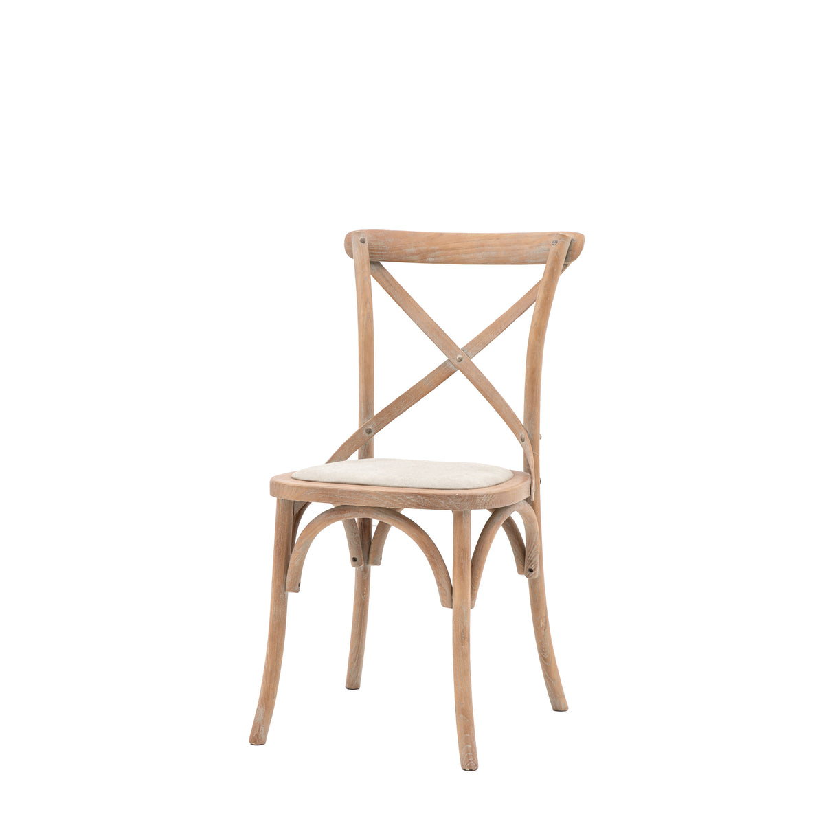 Amos Cafe Chair Natural Linen (2pk) – from Amos Lighting + Home