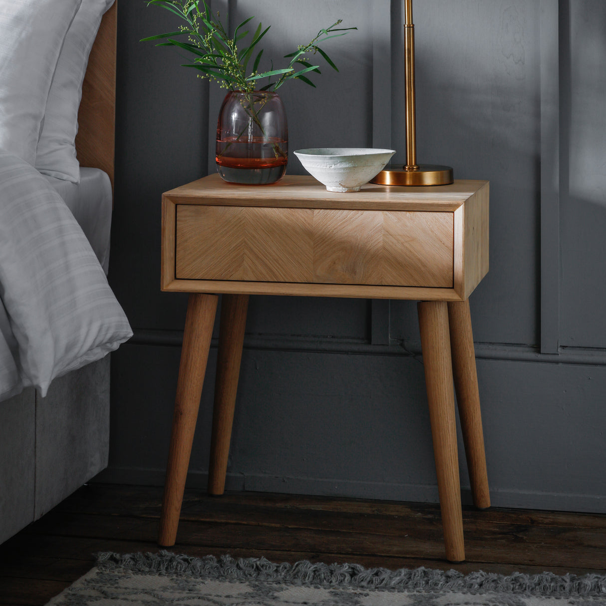 Amos Milano 1 Drawer Side Table – from Amos Lighting + Home