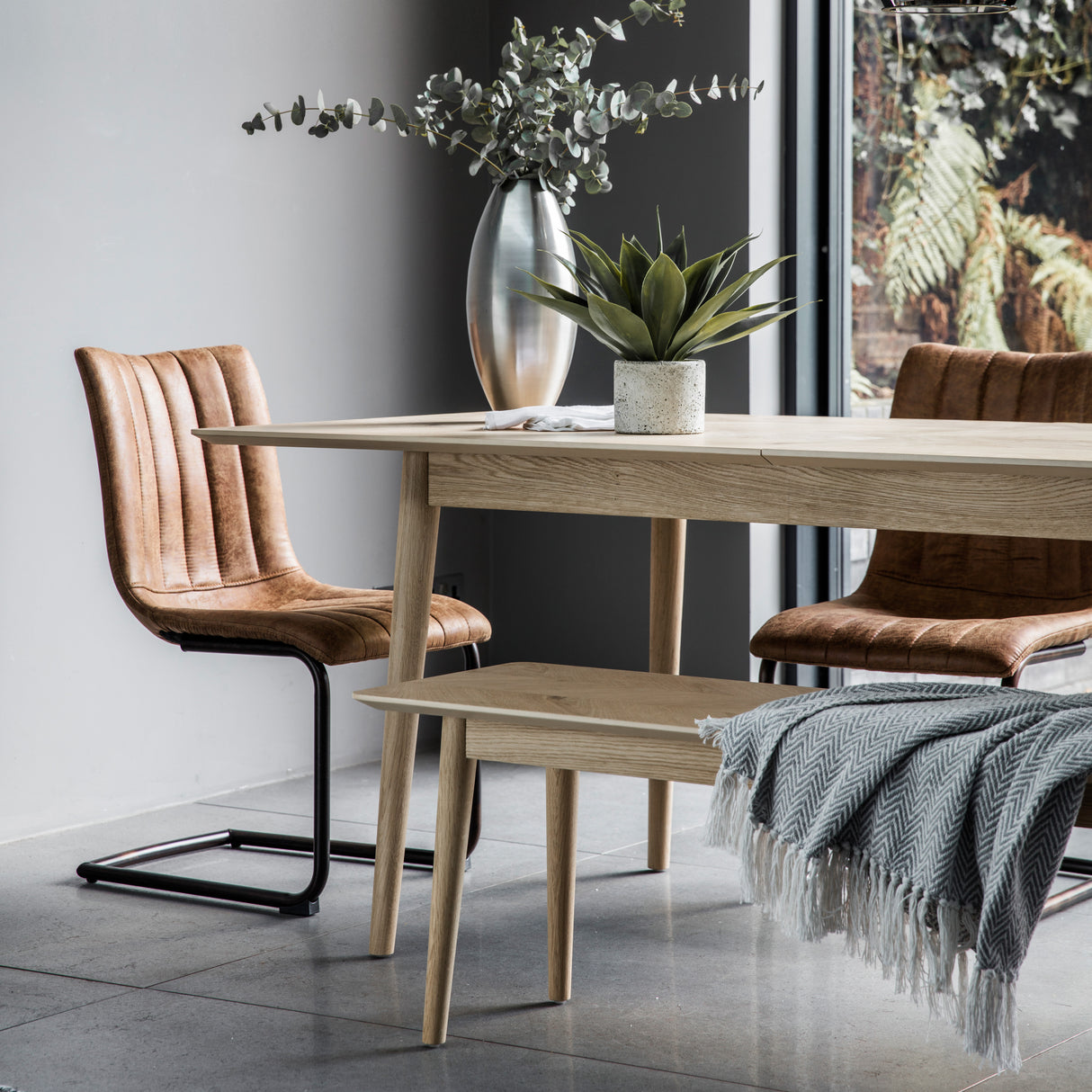 Amos Edington Brown Chair (2pk) – from Amos Lighting + Home