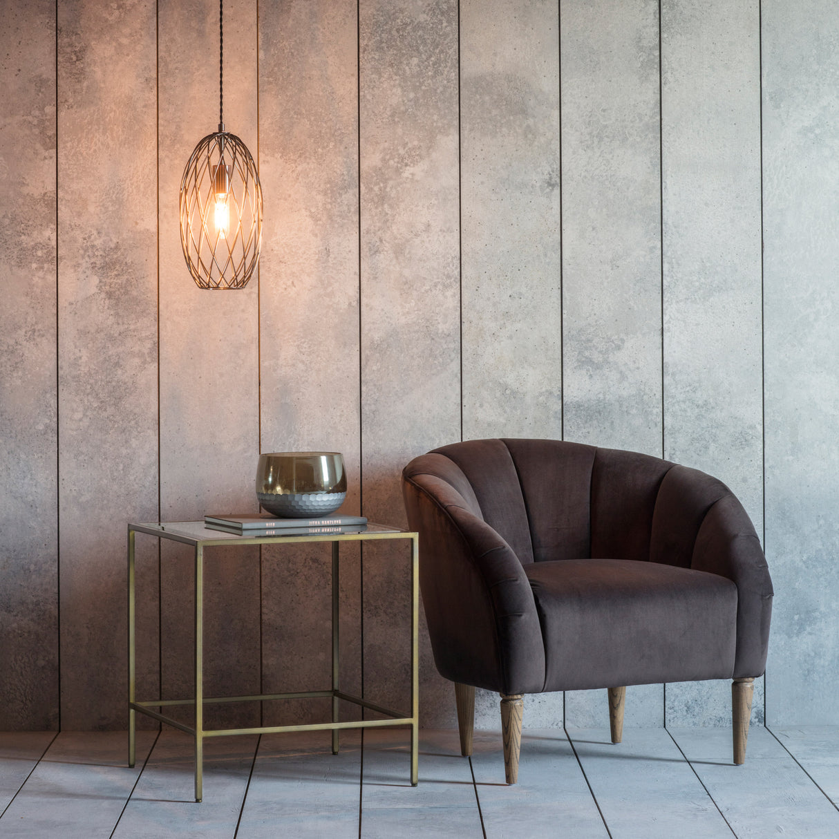 Amos Rothbury Side Table Bronze – from Amos Lighting + Home