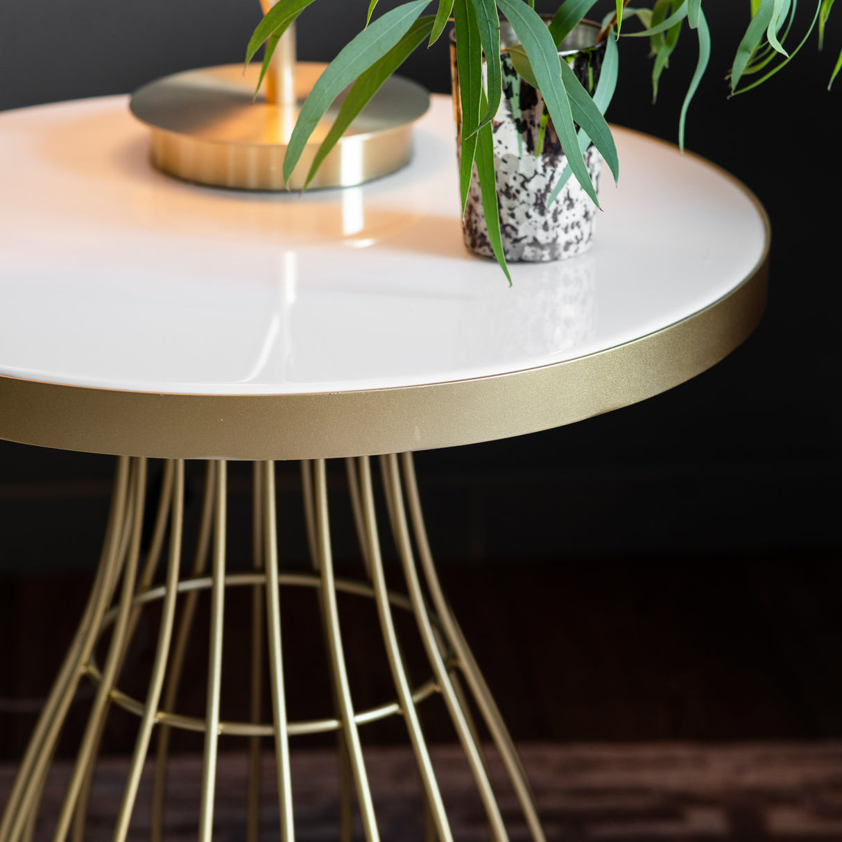 Amos Southgate Side Table Champagne – from Amos Lighting + Home