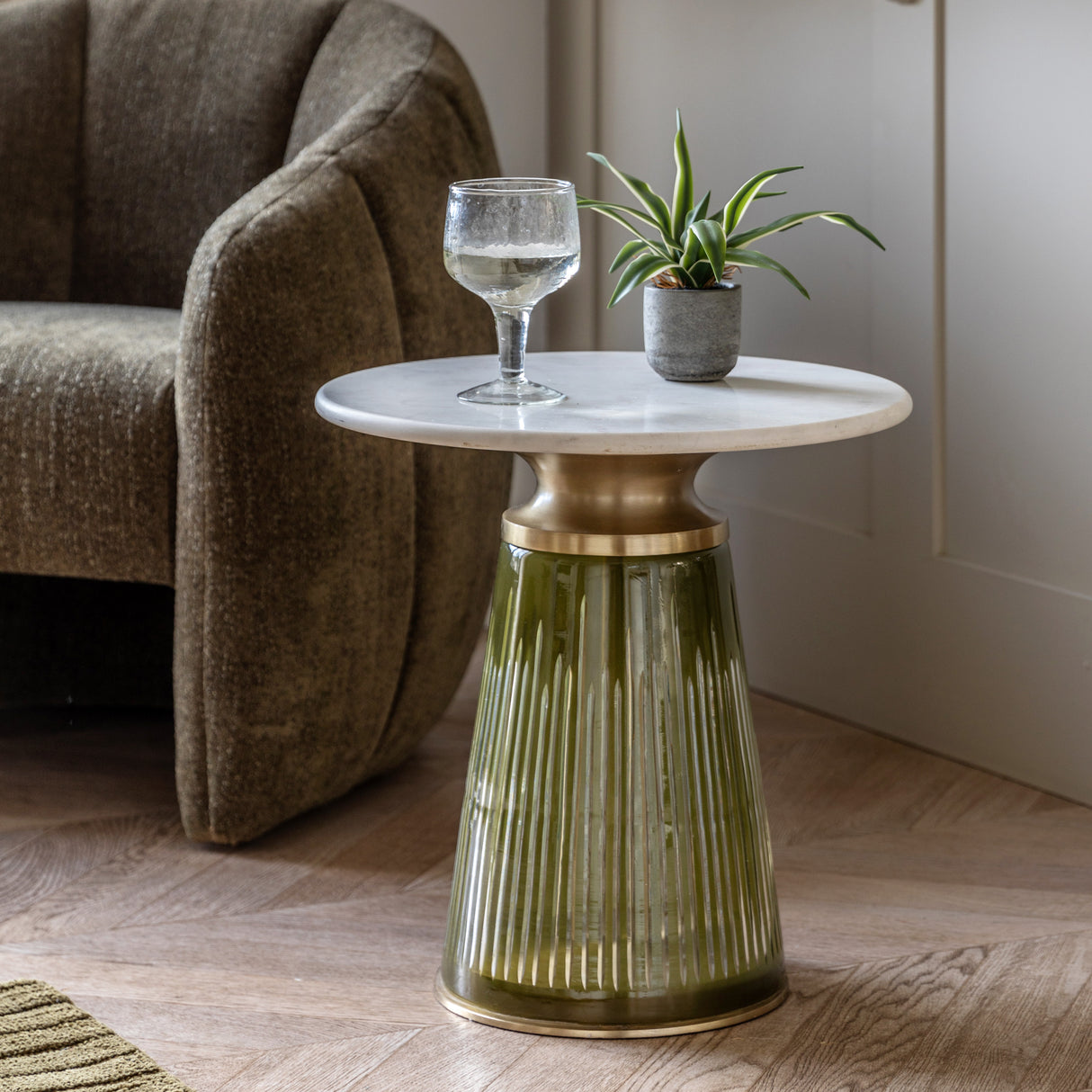 Amos Seville Side Table Dusk – from Amos Lighting + Home