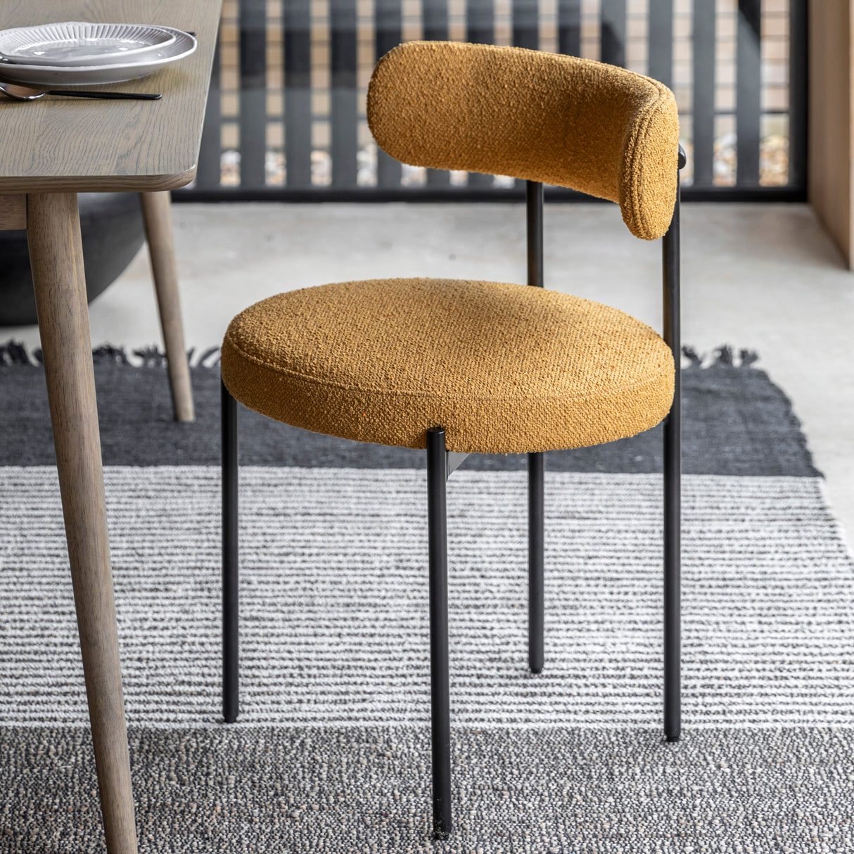 Amos Aveley Dining Chair Ochre (2pk) – from Amos Lighting + Home