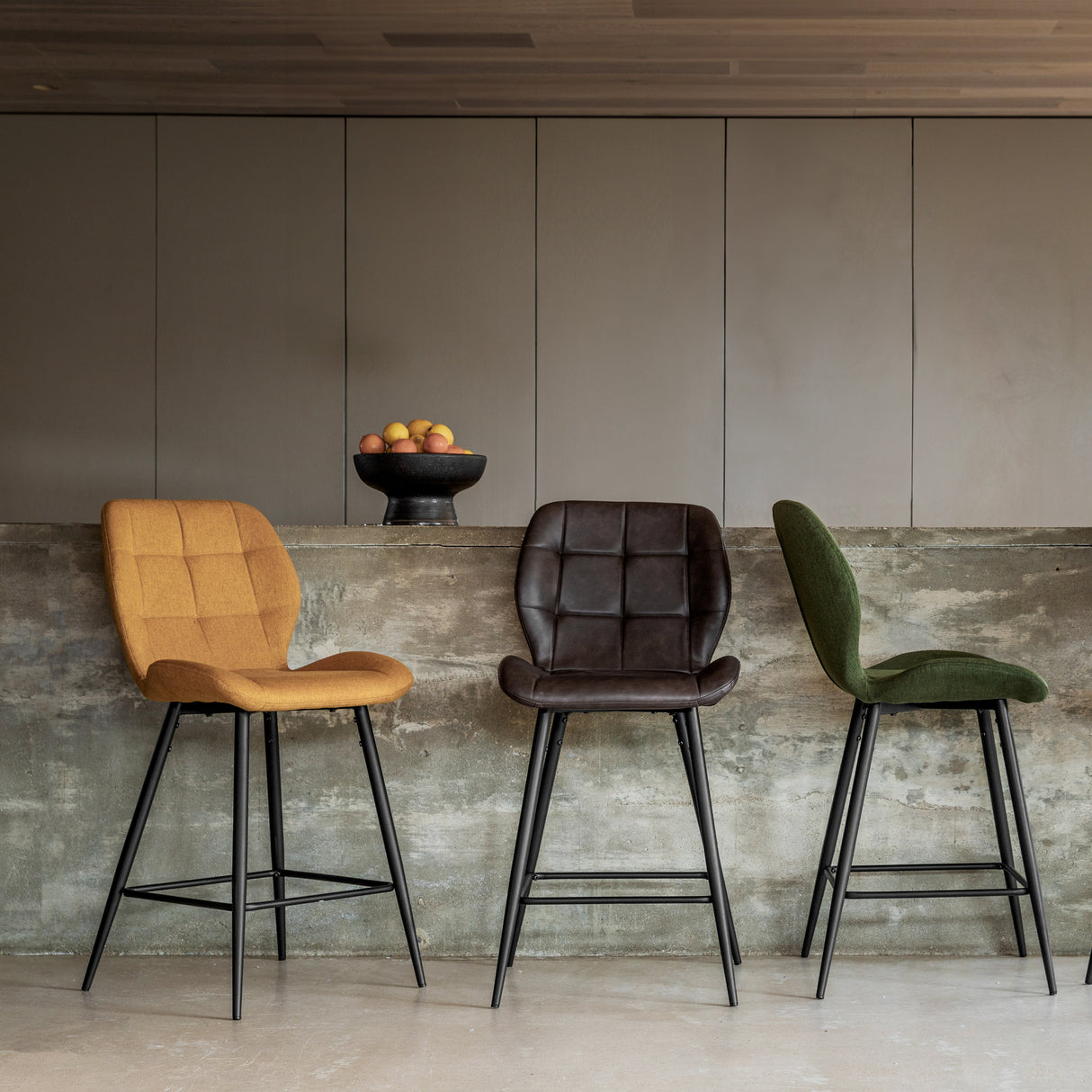 Amos Manford Stool Saffron (2pk) – from Amos Lighting + Home