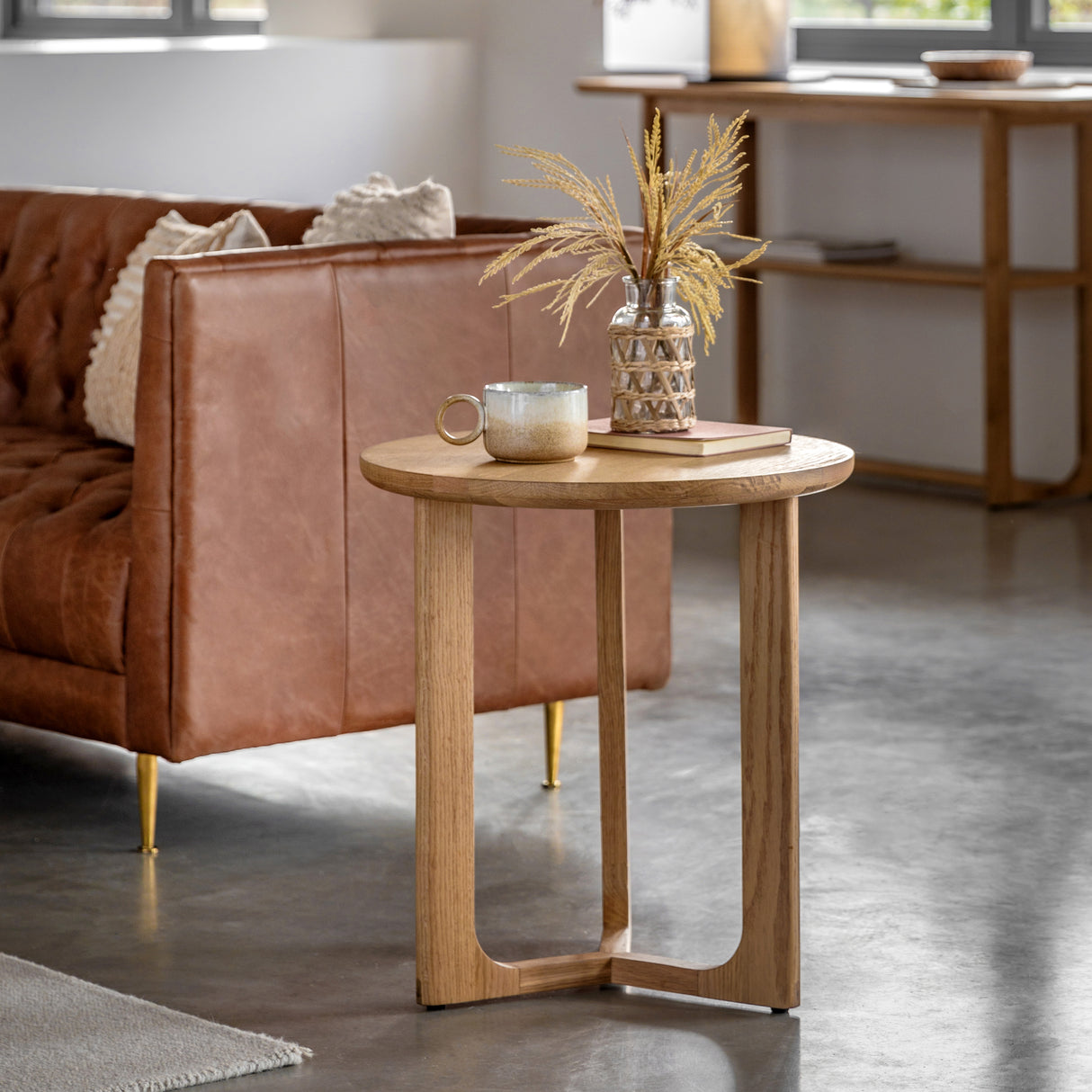 Amos Craft Side Table Natural – from Amos Lighting + Home