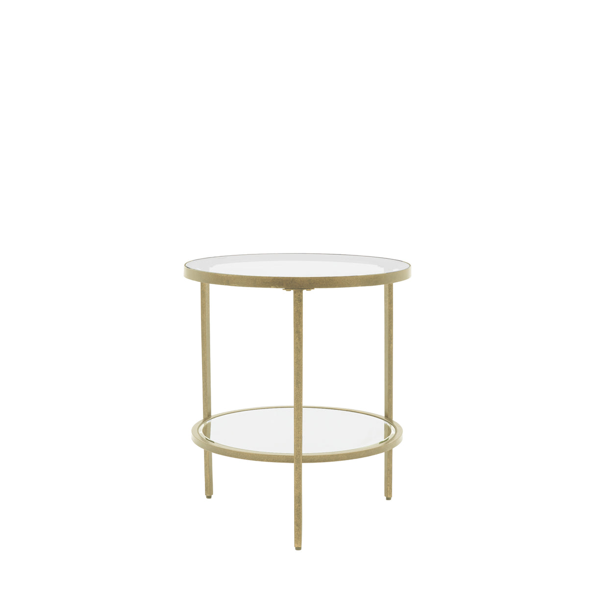 Amos Hudson Side Table Champagne – from Amos Lighting + Home