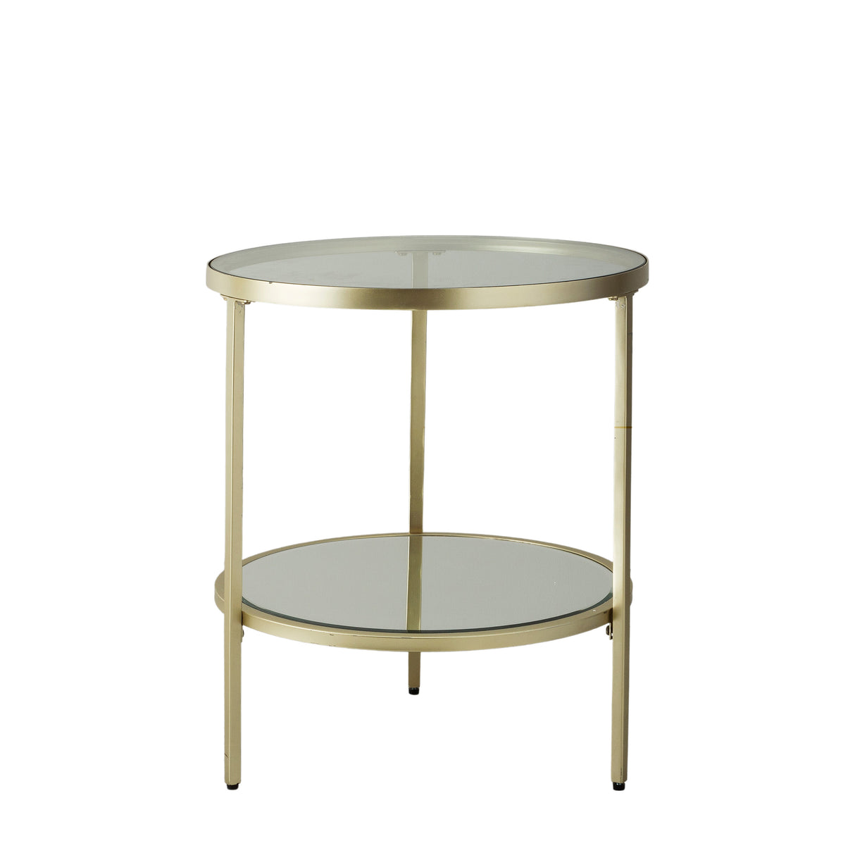 Amos Hudson Side Table Champagne – from Amos Lighting + Home