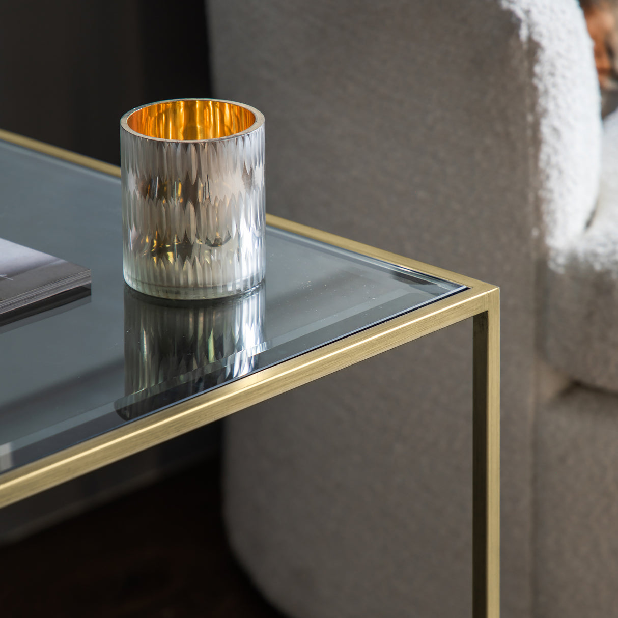 Amos Rothbury Side Table Champagne – from Amos Lighting + Home