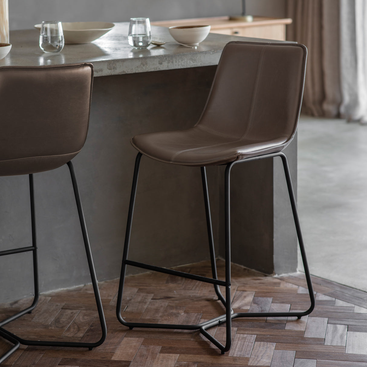 Amos Hawking Stool Ember (2pk) – from Amos Lighting + Home