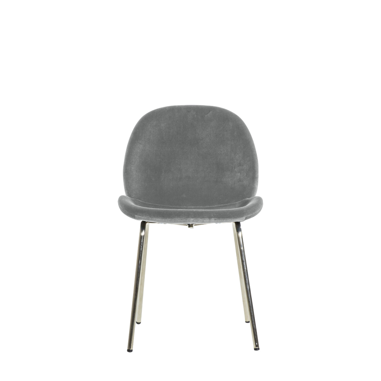 Amos Flanagan Chair Light Grey Velvet (2pk) – from Amos Lighting + Home