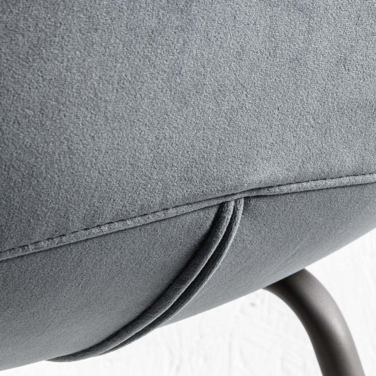 Amos Flanagan Stool Dark Grey Velvet (2pk) – from Amos Lighting + Home