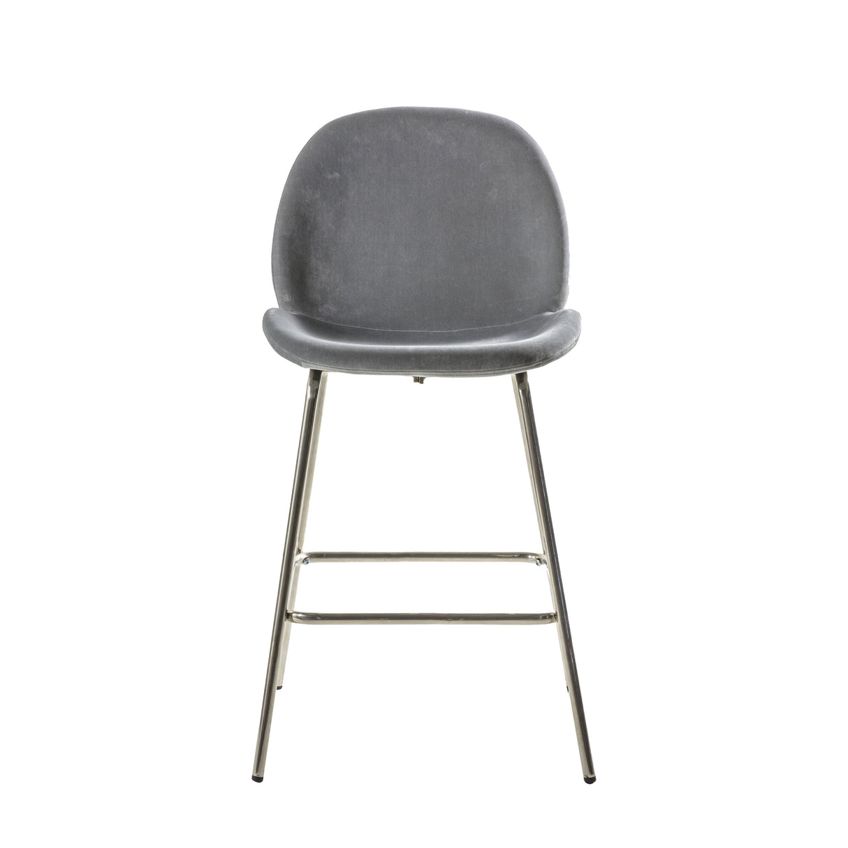 Amos Flanagan Stool Light Grey Velvet (2pk) – from Amos Lighting + Home