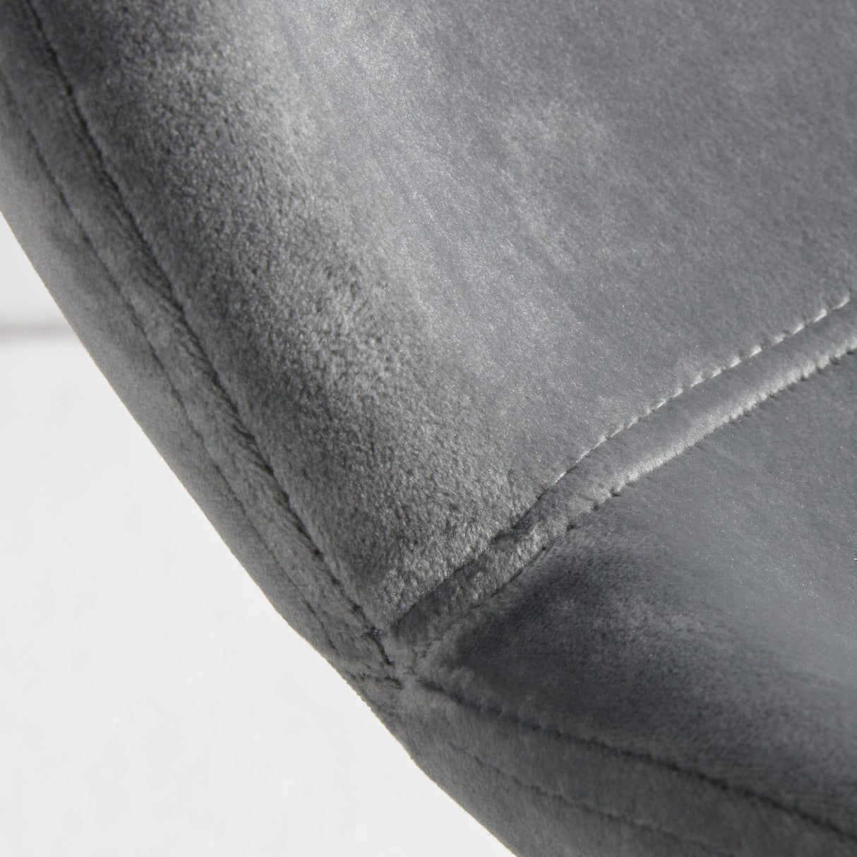 Amos Flanagan Stool Light Grey Velvet (2pk) – from Amos Lighting + Home