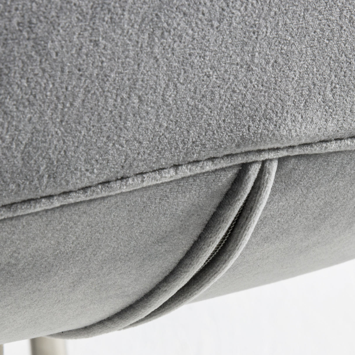 Amos Flanagan Stool Light Grey Velvet (2pk) – from Amos Lighting + Home