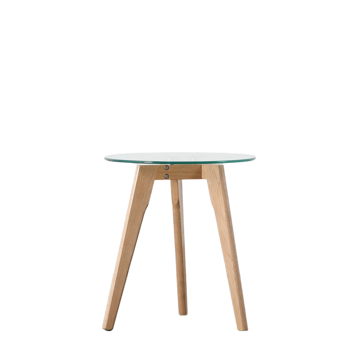 Amos Blair Round Side Table Oak – from Amos Lighting + Home