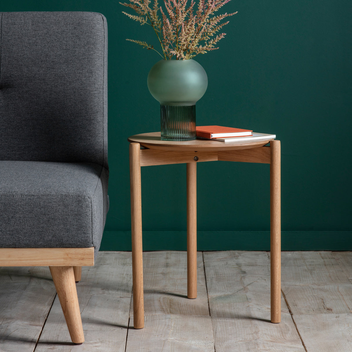 Amos Burley Side Table Oak – from Amos Lighting + Home