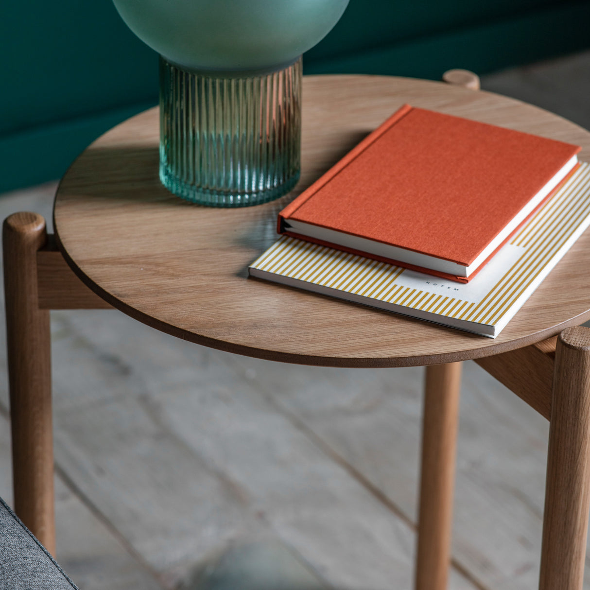 Amos Burley Side Table Oak – from Amos Lighting + Home