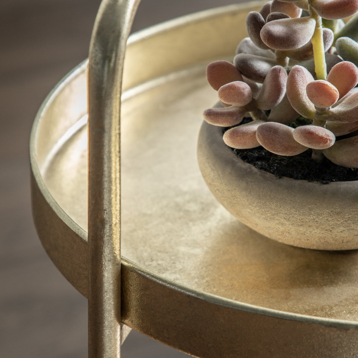 Amos Sennen Side Table Gold – from Amos Lighting + Home