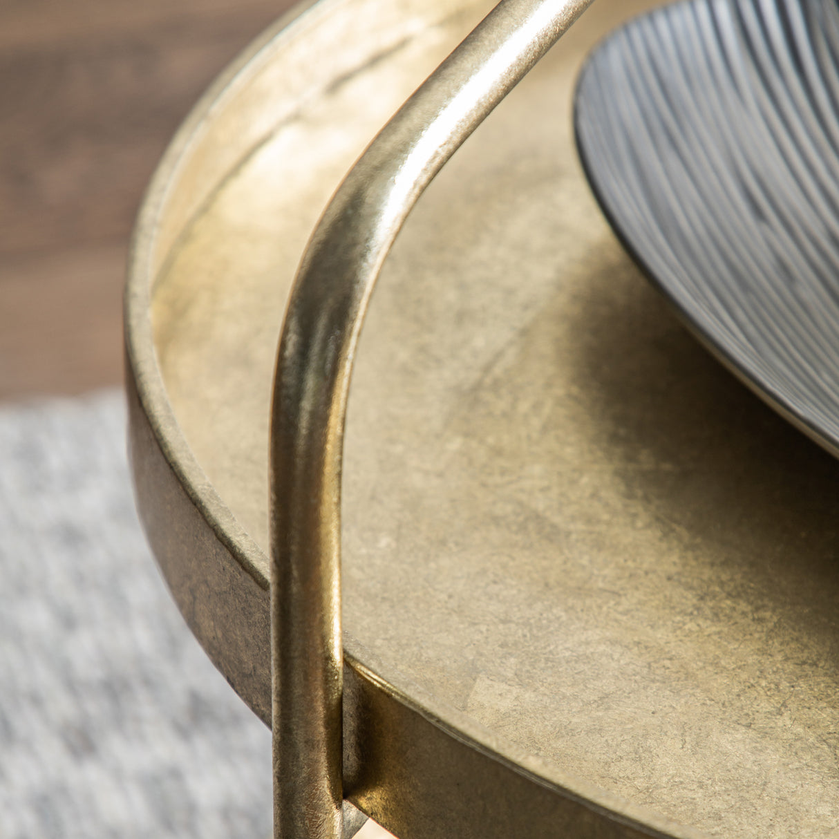 Amos Sennen Coffee Table Gold – from Amos Lighting + Home
