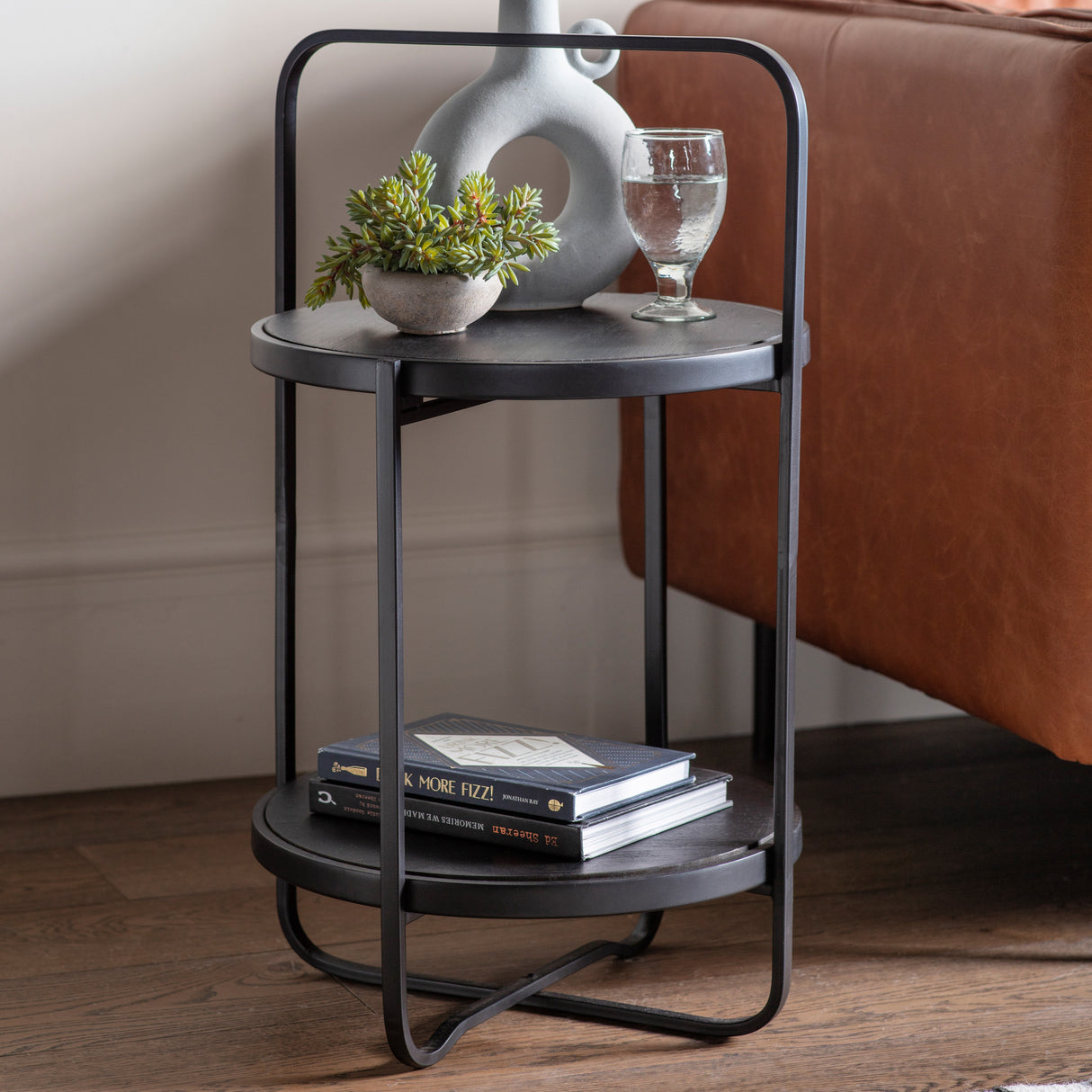 Amos Dunley Side Table Black – from Amos Lighting + Home
