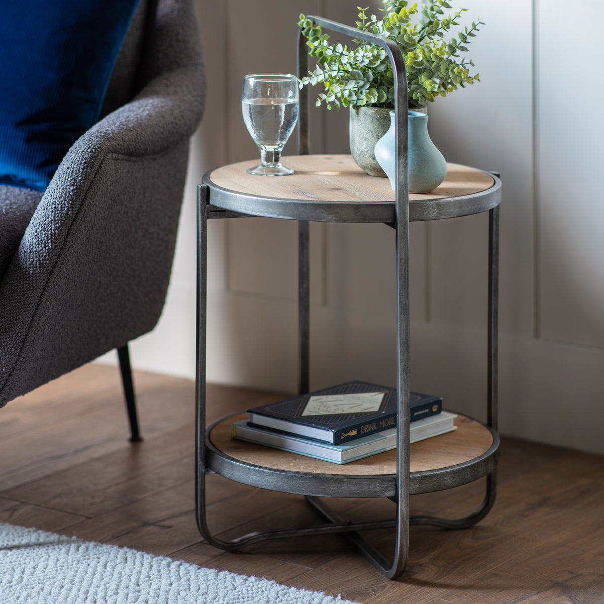 Amos Dunley Side Table Oak – from Amos Lighting + Home