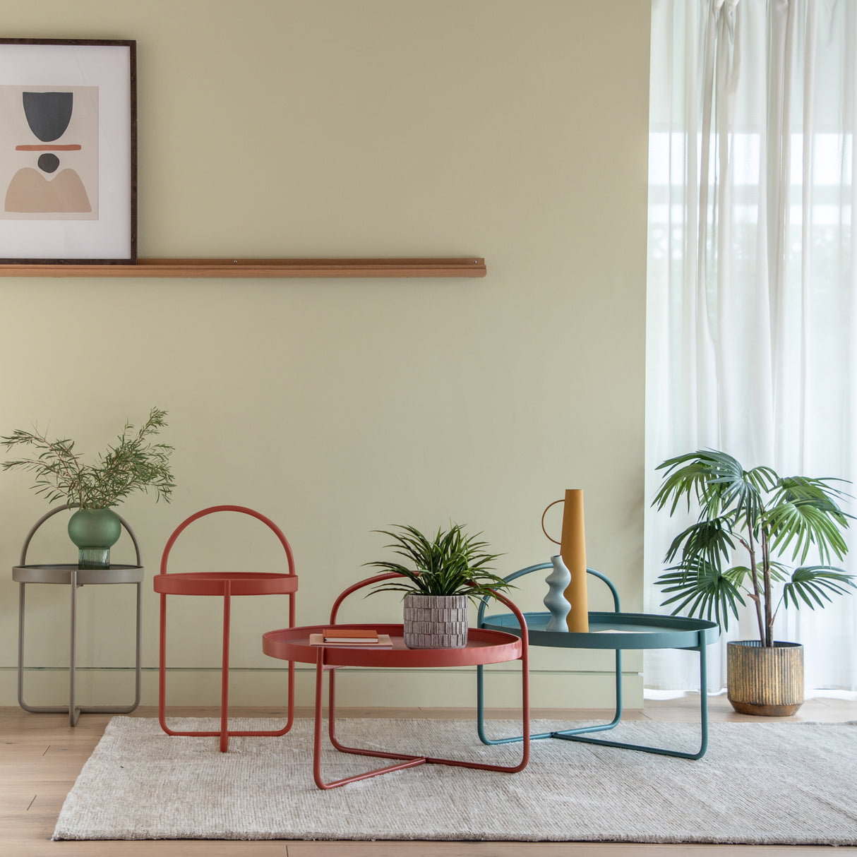 Amos Melbury Coffee Table Coral – from Amos Lighting + Home