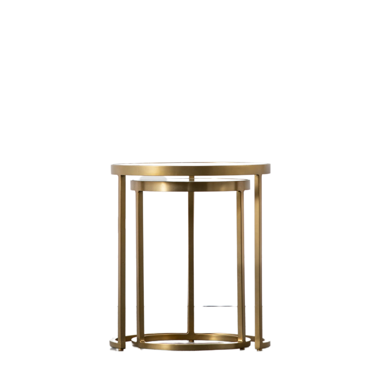 Amos Rowe Nest of Two Tables Gold – from Amos Lighting + Home