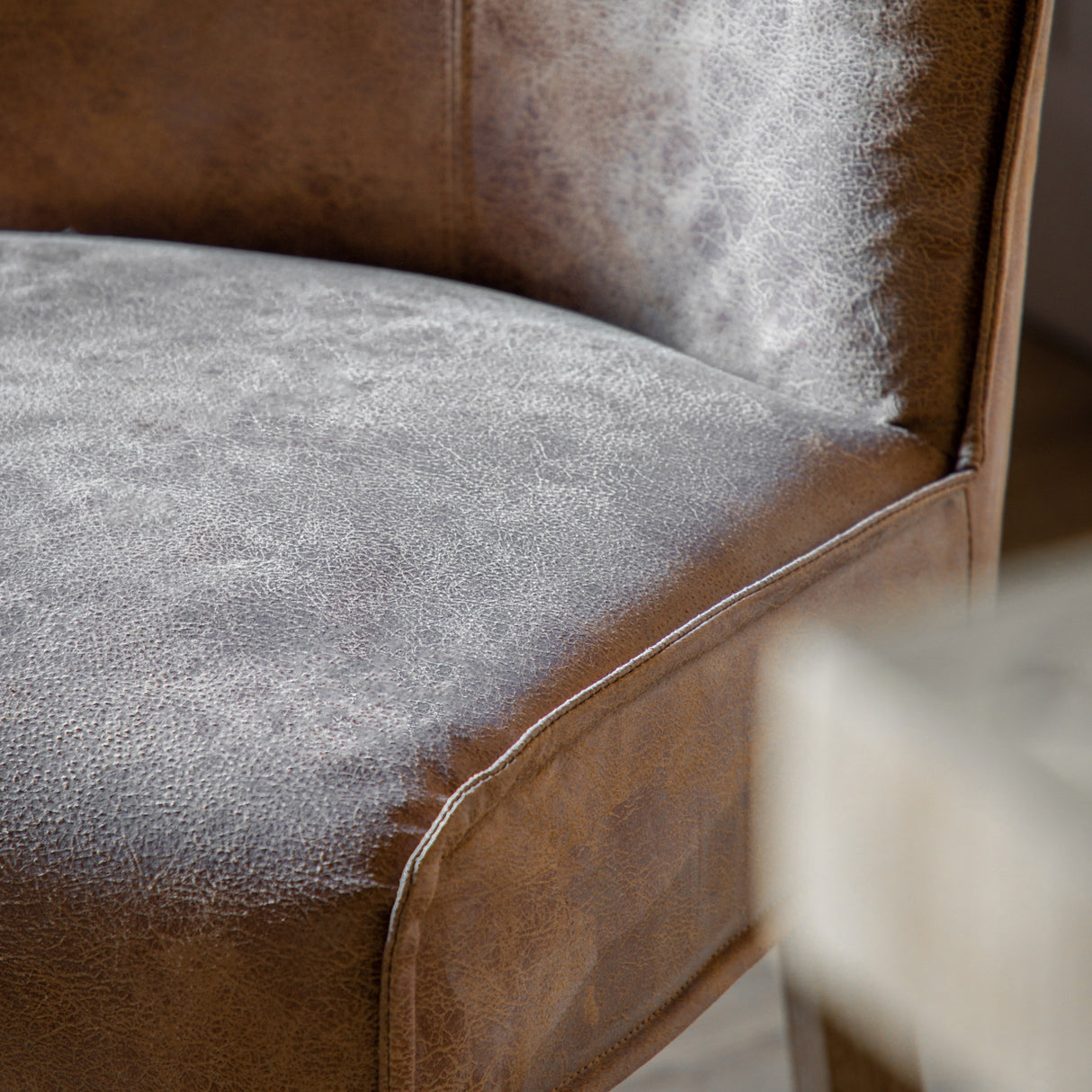 Amos Tarnby Bar Stool Brown Leather (2pk) – from Amos Lighting + Home