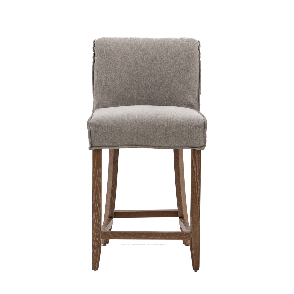 Amos Tarnby Bar Stool Grey Linen (2pk) – from Amos Lighting + Home