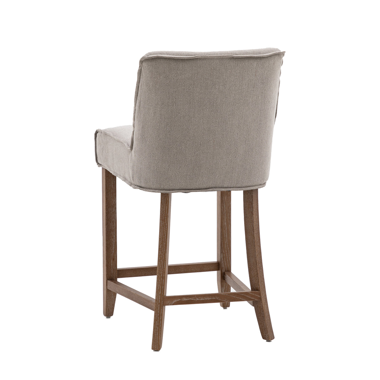 Amos Tarnby Bar Stool Grey Linen (2pk) – from Amos Lighting + Home