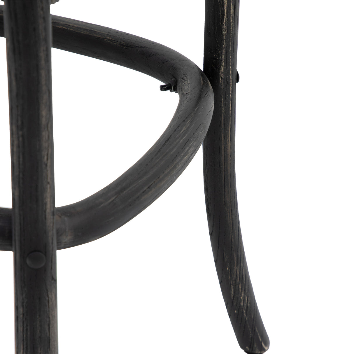 Amos Cafe Stool Black/Rattan (2pk) – from Amos Lighting + Home