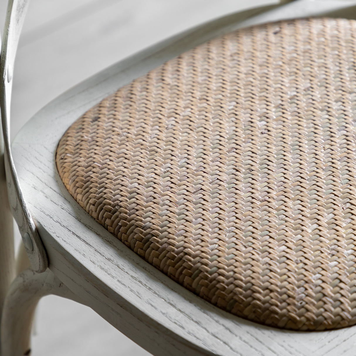 Amos Cafe Chair White/Rattan (2pk) – from Amos Lighting + Home