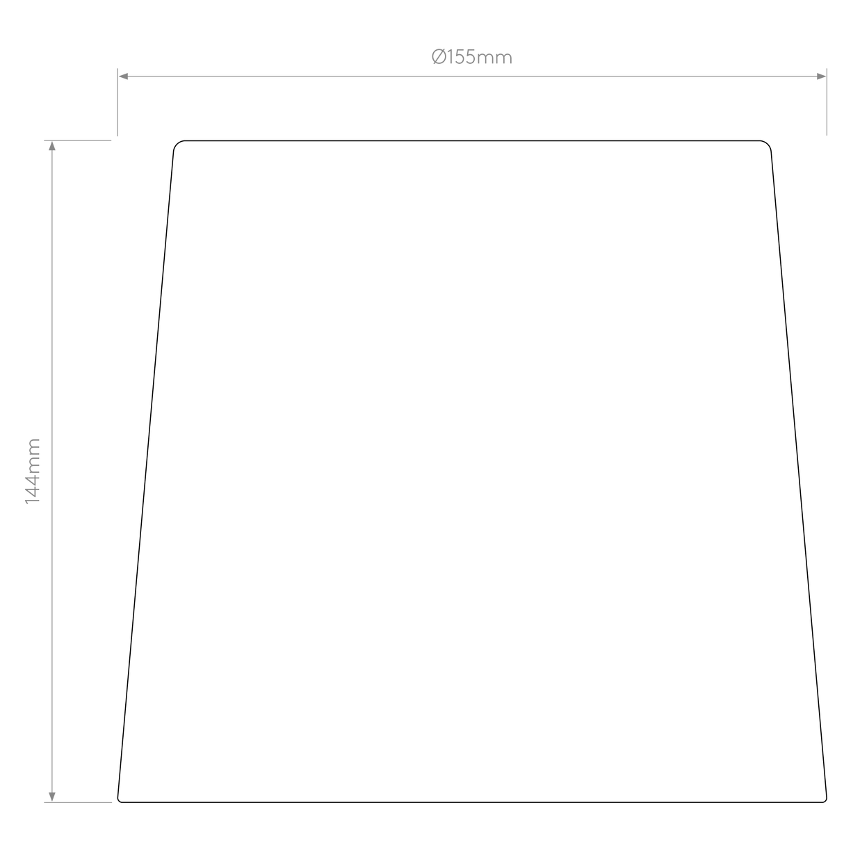 Astro Edward Metal Tapered Drum 155 Matt Gold Lampshade