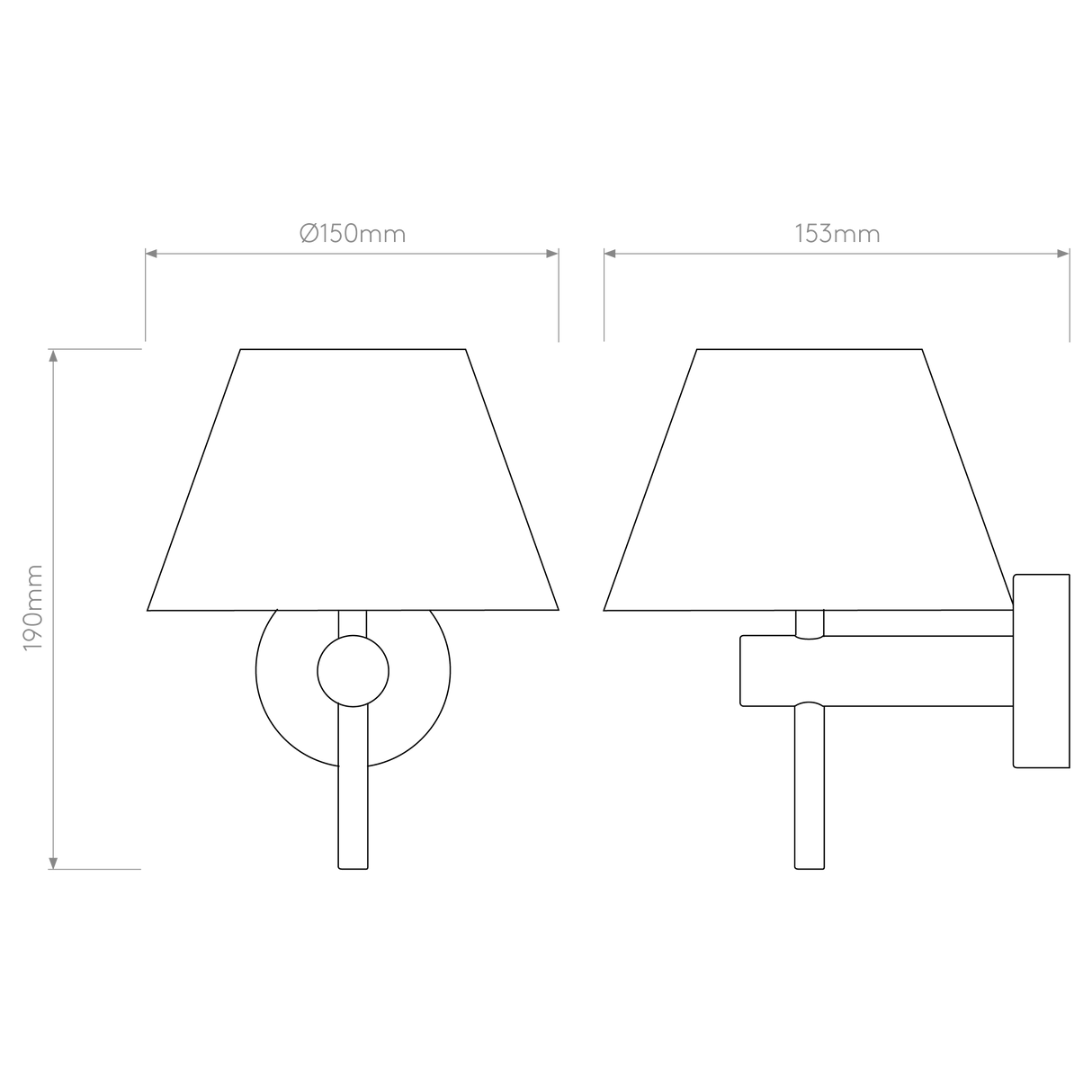 Astro Roma Matt Gold Bathroom Wall Light