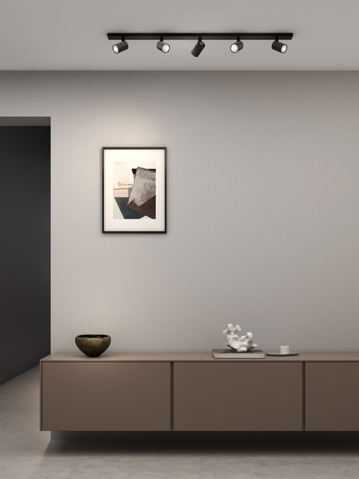 Astro Ascoli Five Bar Matt Black Interior Spotlight