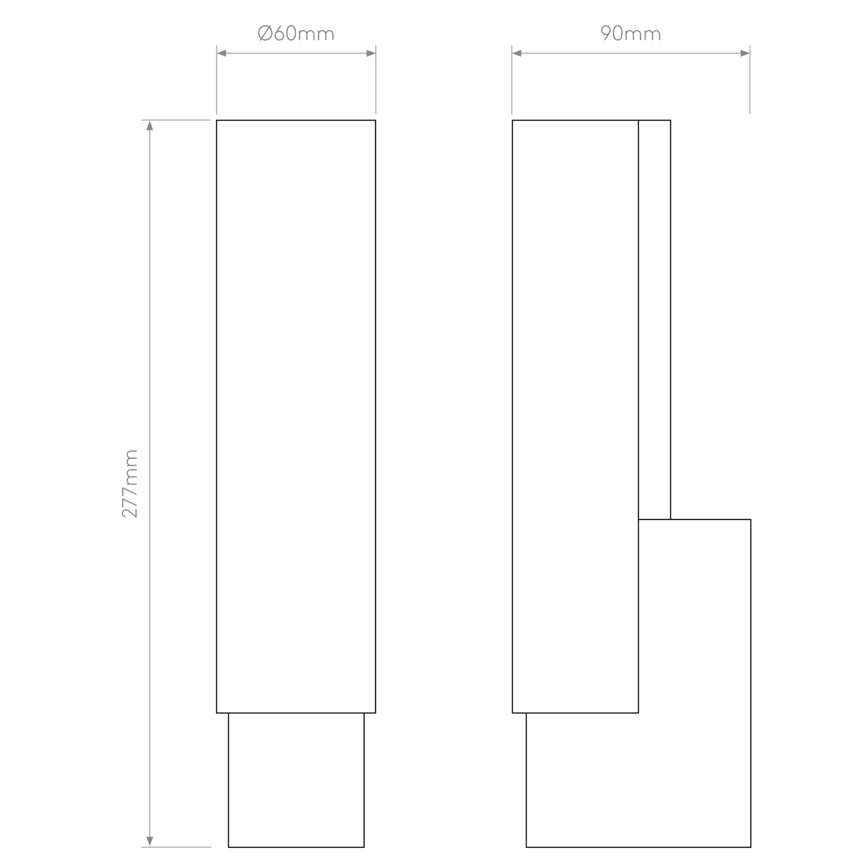 Astro Kyoto LED Polished Chrome Bathroom Wall Light