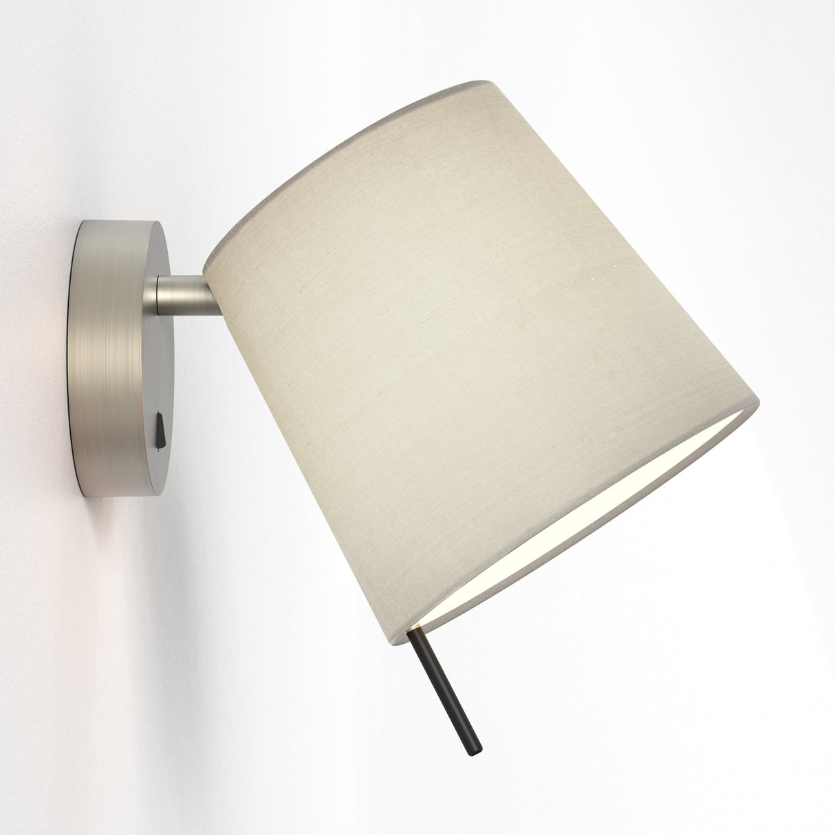 Astro Mitsu Wall Base Matt Nickel Interior Wall Light