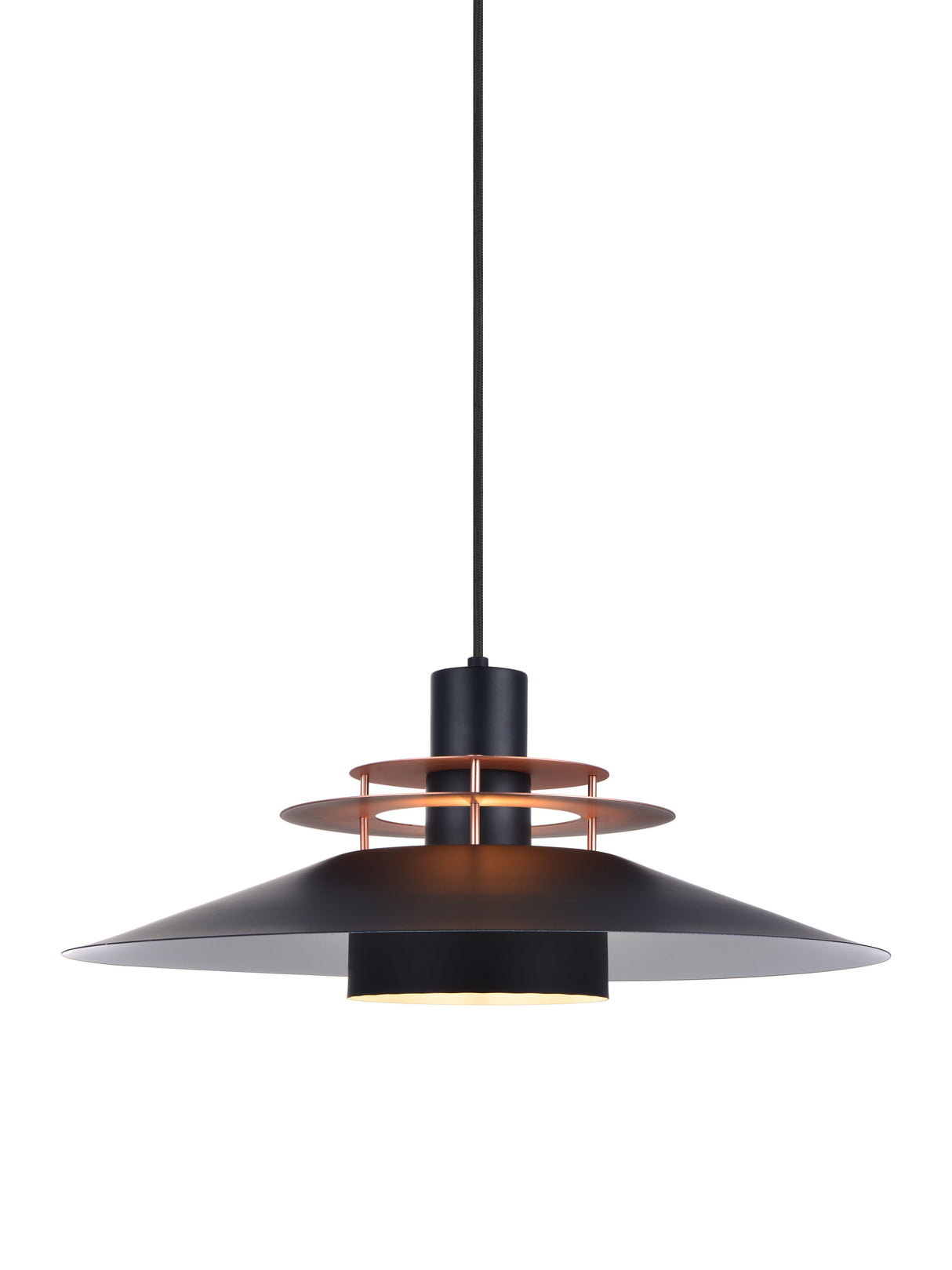 Halo Design Rivoli Pendant Ø50 Black & Copper
