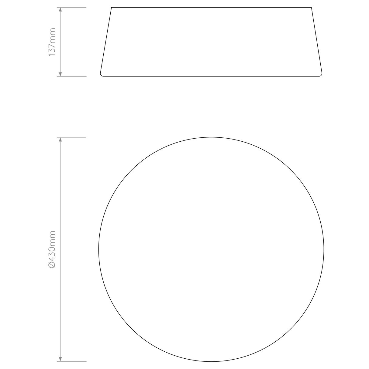 Astro Fife 430 Interior Ceiling Light White