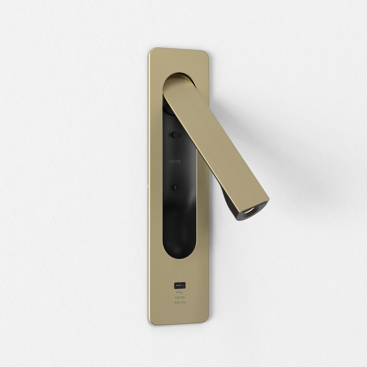 Astro Keta USB C Matt Gold Interior Reading Light