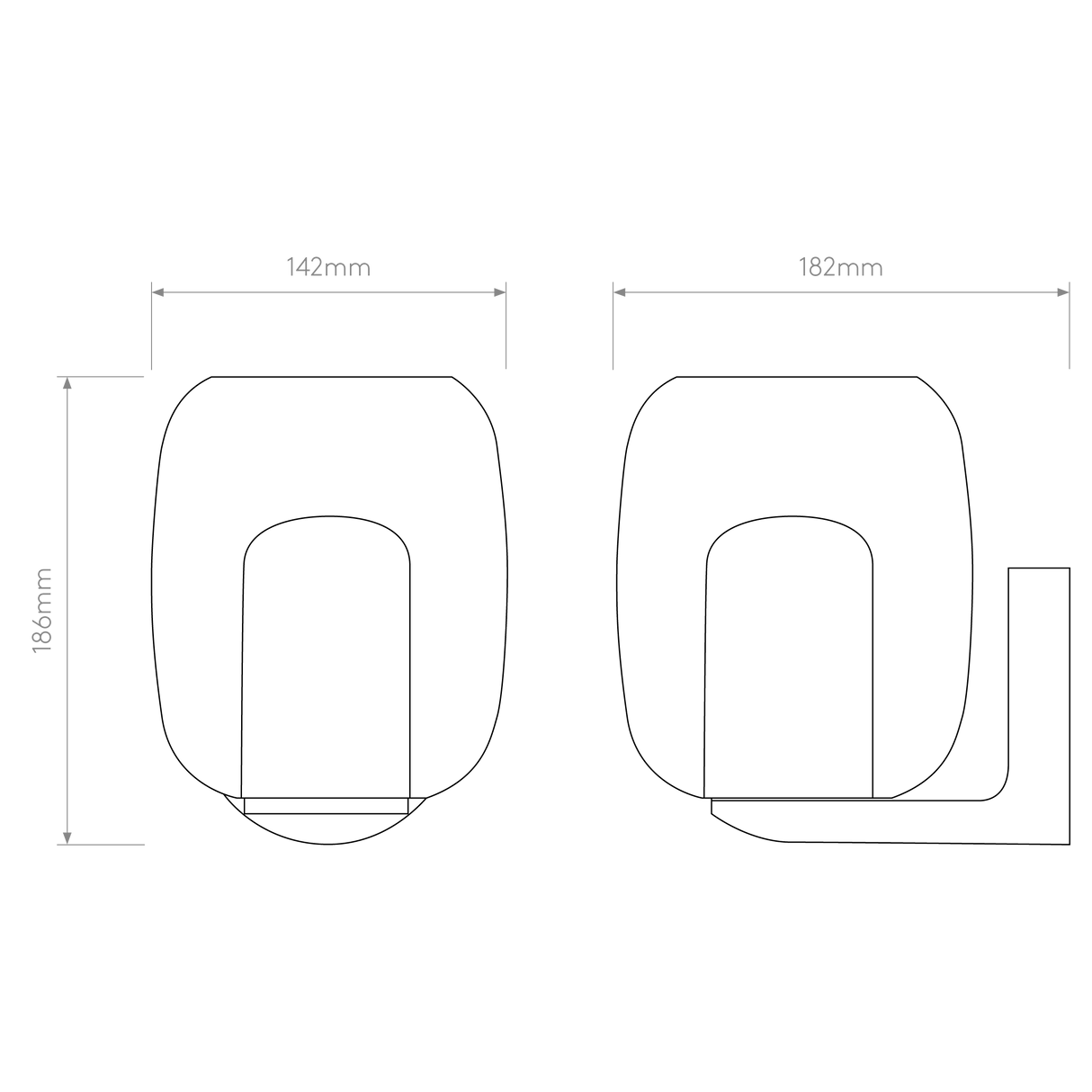 Astro Aquina Wall Matt Black Bathroom Wall Light