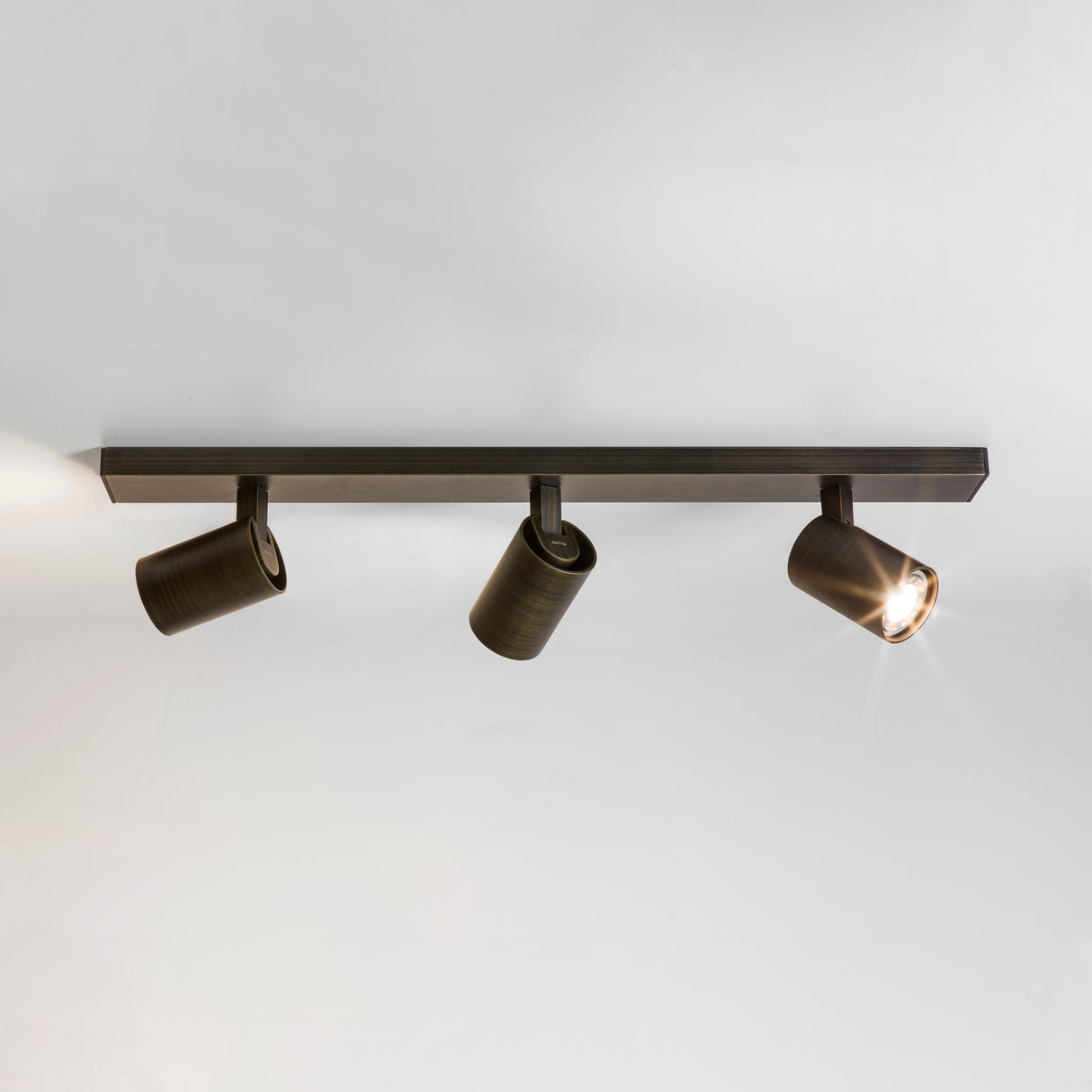 Astro Ascoli Triple Bar Bronze Interior Spotlight