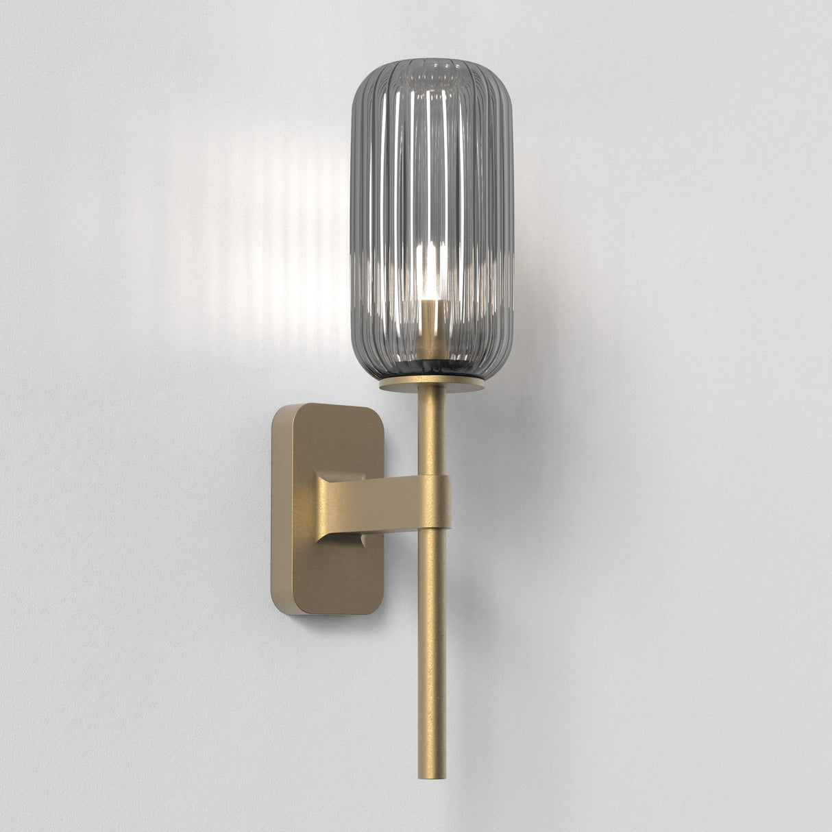 Astro Tacoma Single Antique Brass Bathroom Wall Light