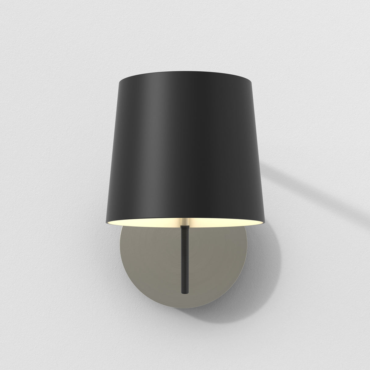 Astro Miura Swing Arm Base Matt Nickel Interior Wall Light