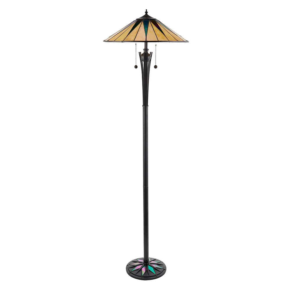 Tiffany Dark Star Floor Lamp