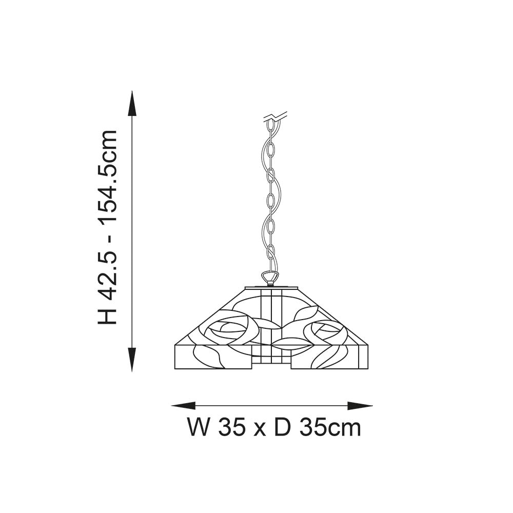 Tiffany Willow Medium Pendant