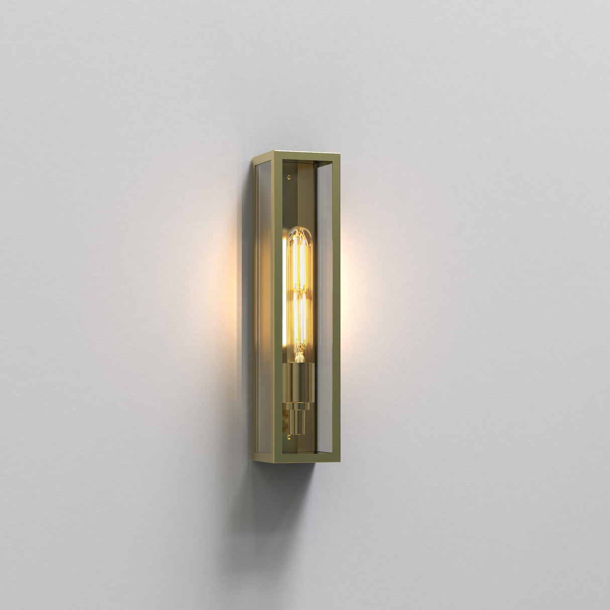 Astro Harvard Wall Natural Brass Outdoor Wall Light